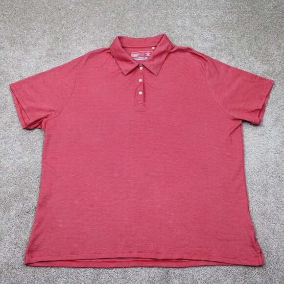 Cutter & Buck Polo Shirt Womens 3XL XXXL Red CBDryTec Pima Cotton/Micro Poly S/S - Picture 1 of 13